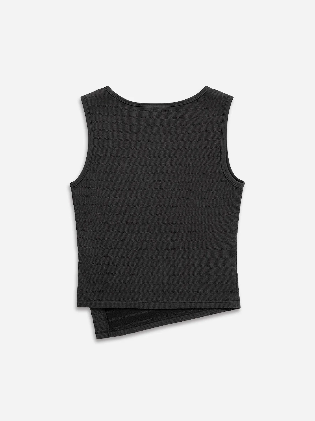 Asymmetric Hem Tank Jacquard - Image 4