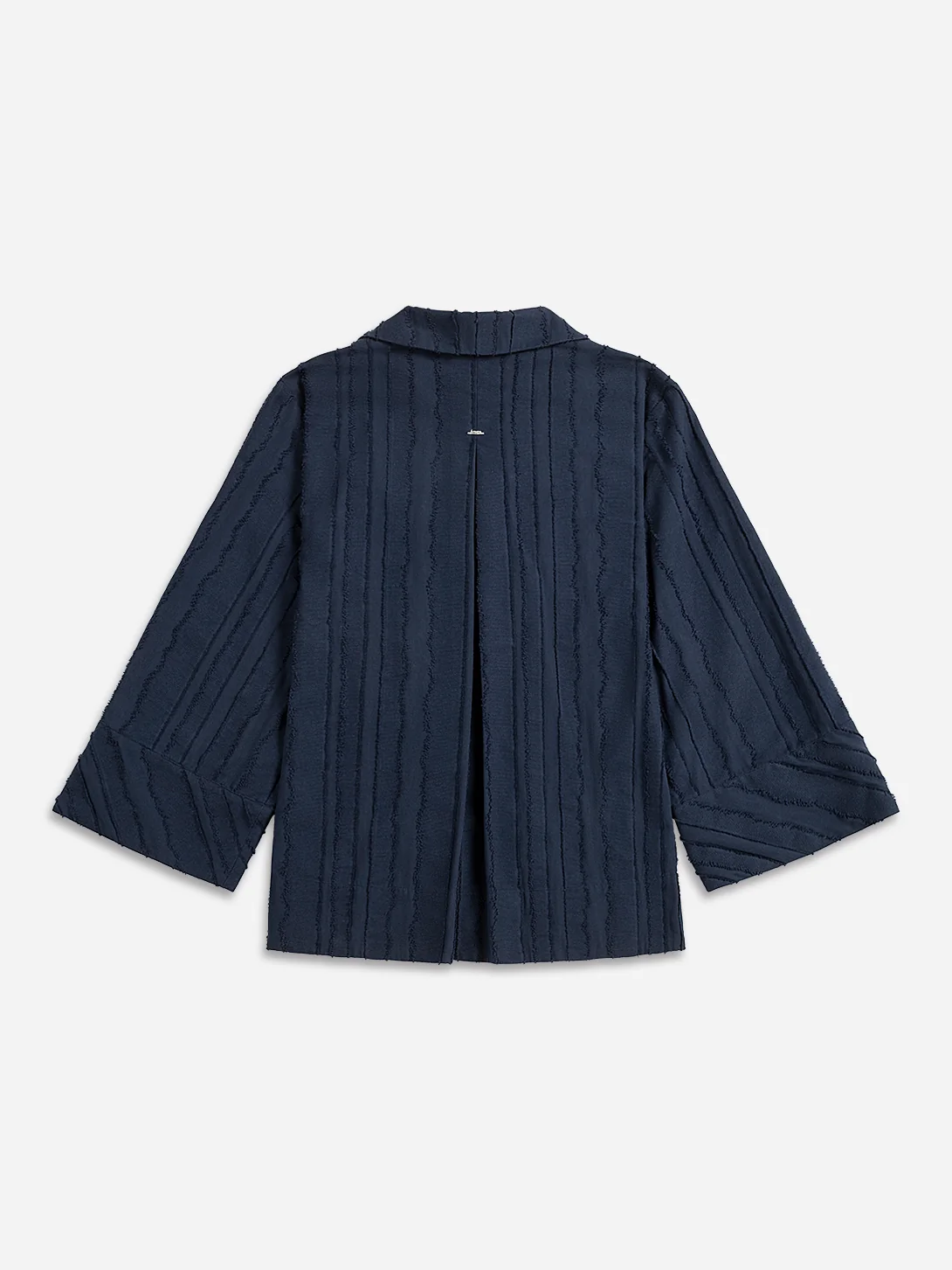 Textured Striped Overshirt - Image 4
