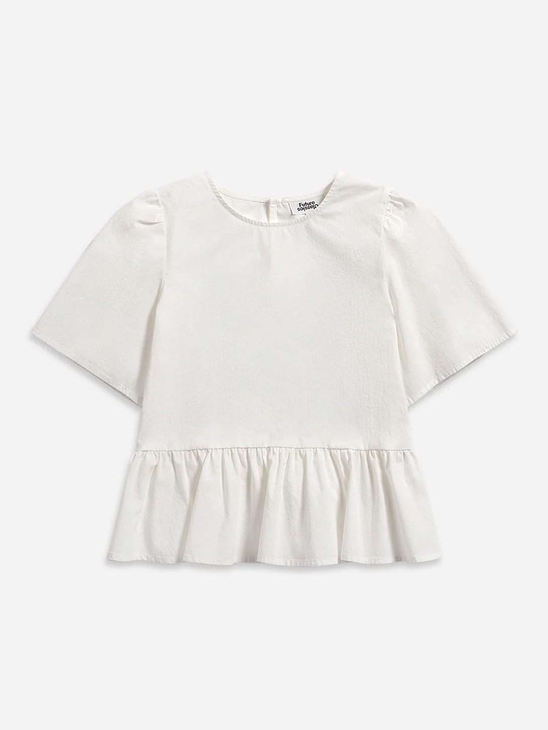 Puff Sleeves Gathered Blouse