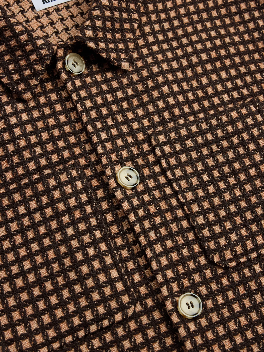 Wool Check Overshirt - Image 3