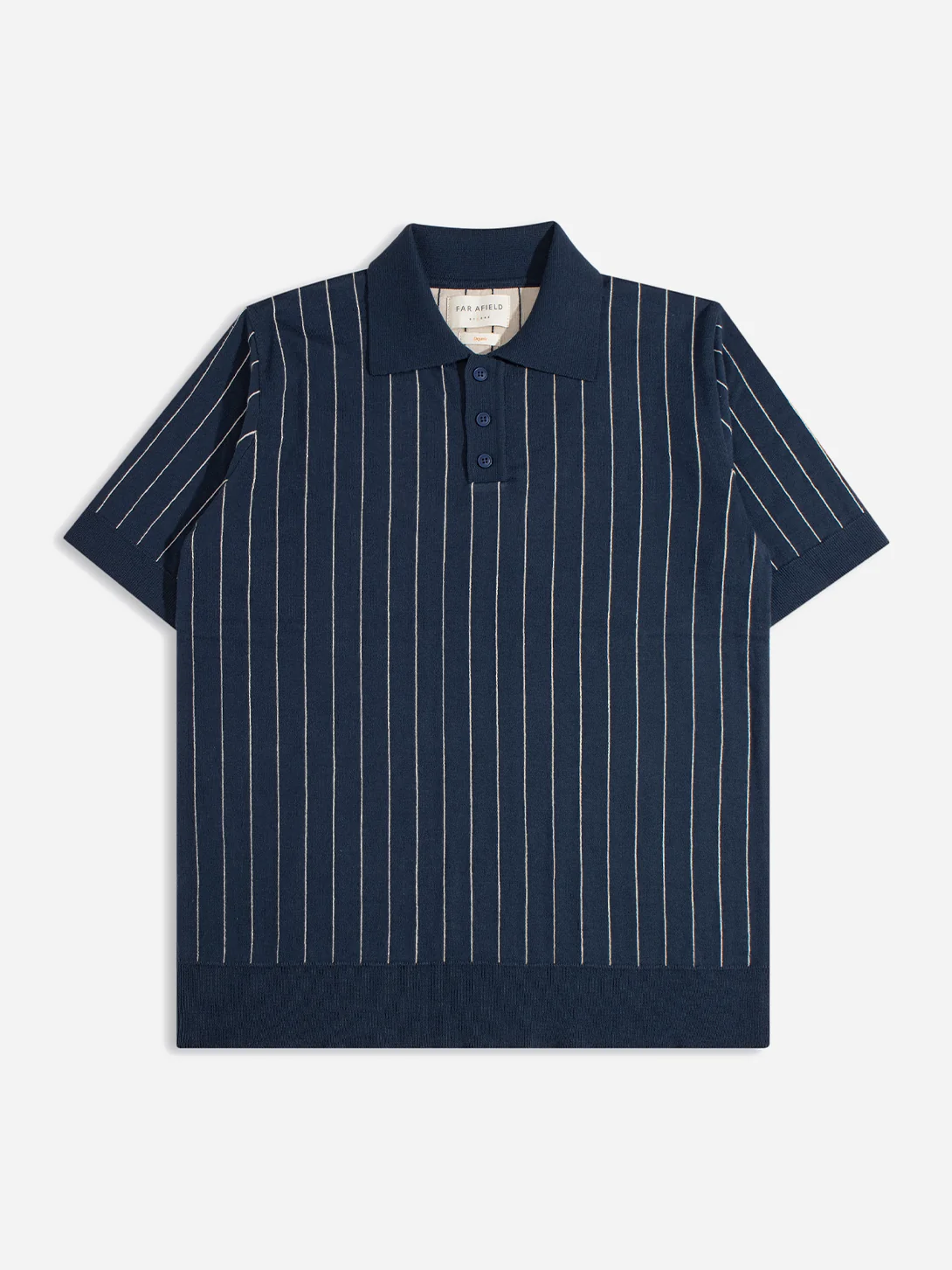 Benny Knitted Polo - Pinstripe