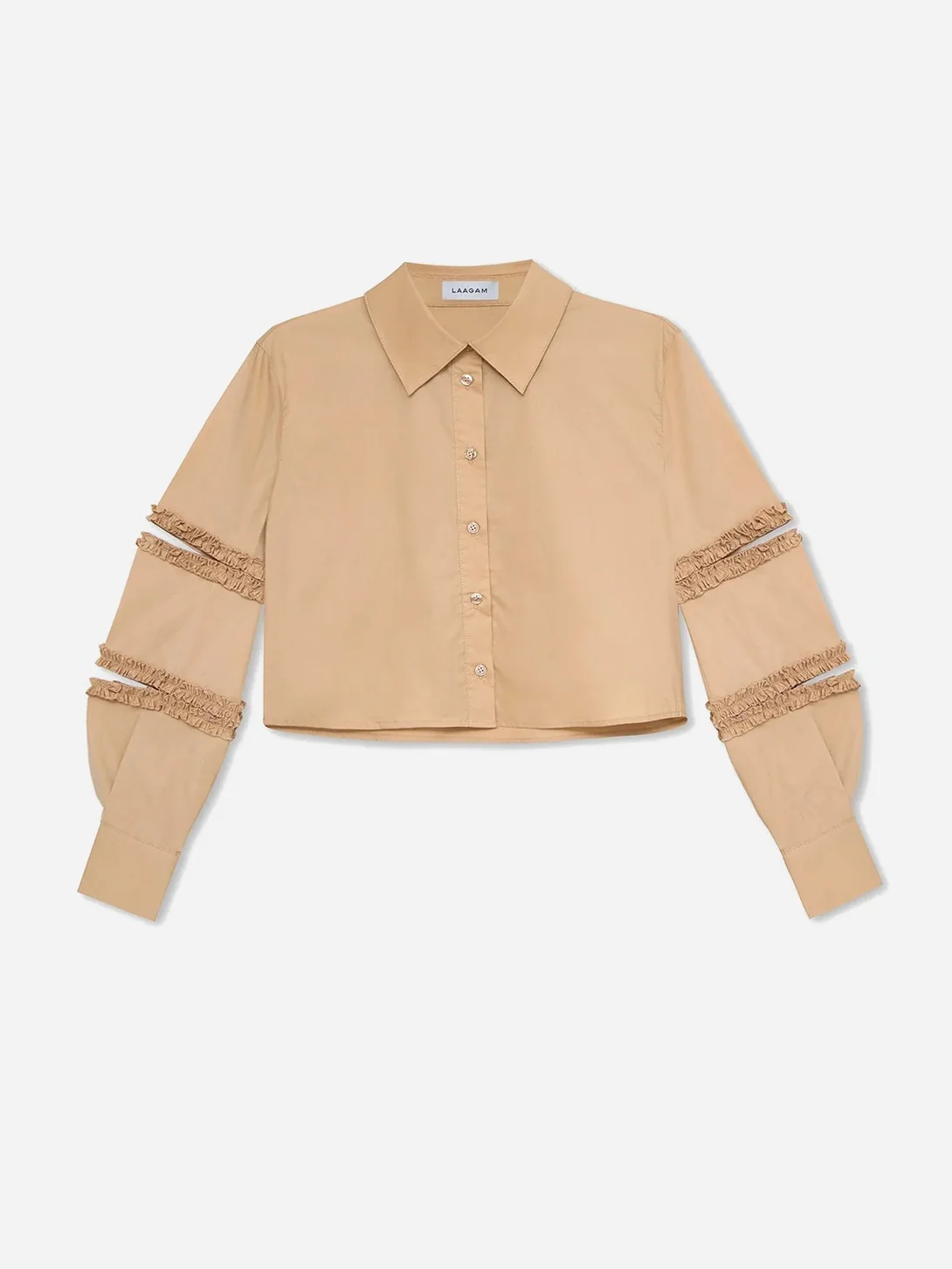 Muna Sand Cut Out Shirt