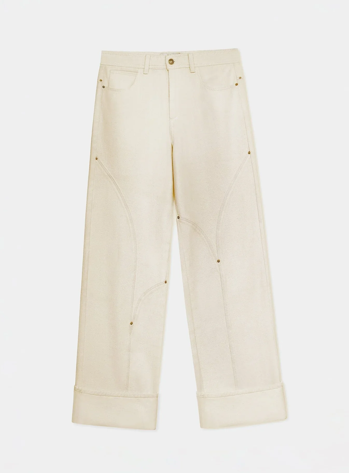 Dallas Ecru Denim Pants