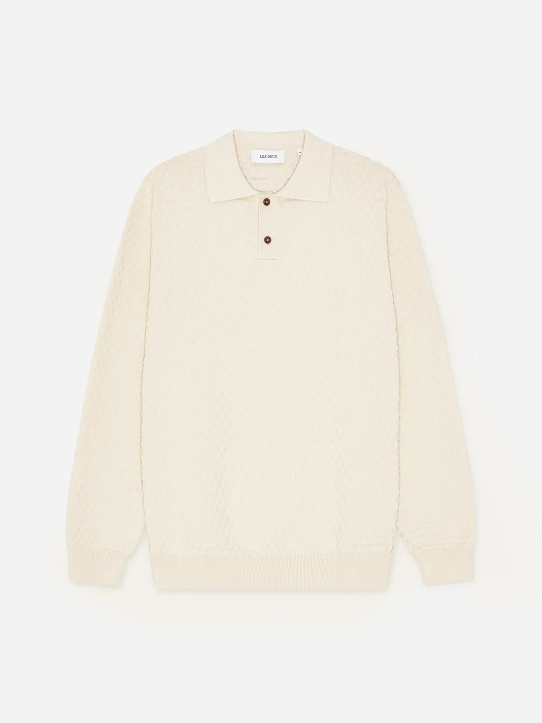 Billy Weave Knitted LS Polo - Image 4