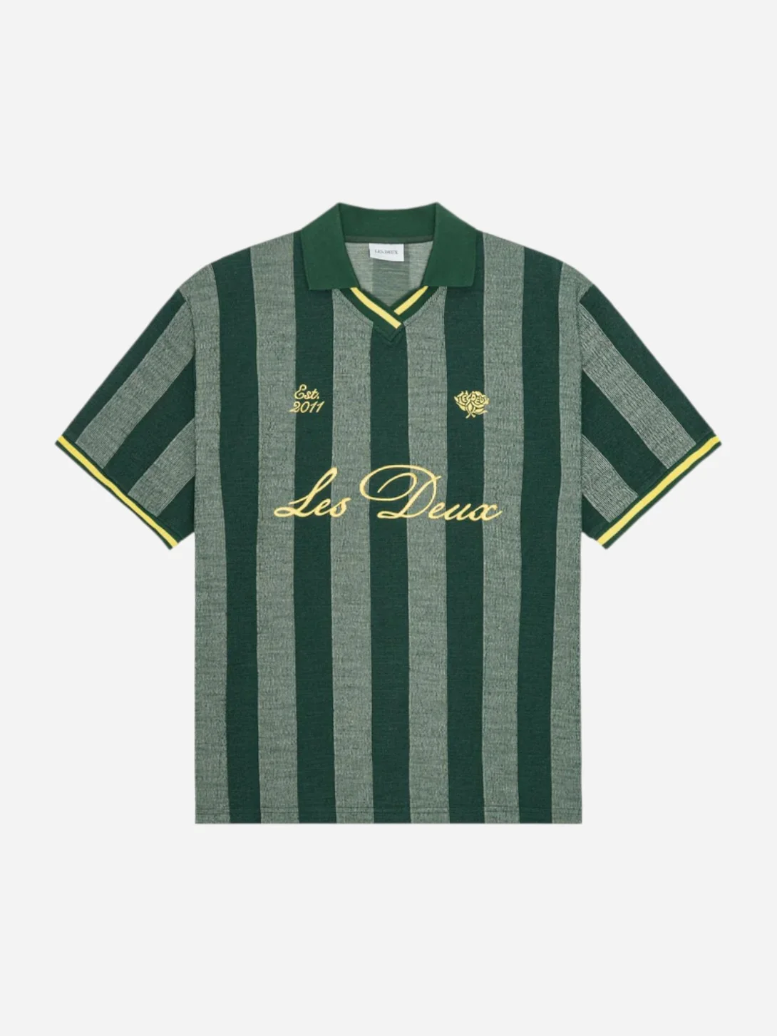 Stripe Jacquard Football Jersey